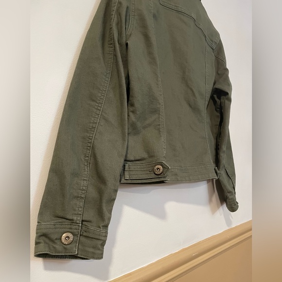 Parasuco Olive Green Denim Jacket - Picture 8 of 8